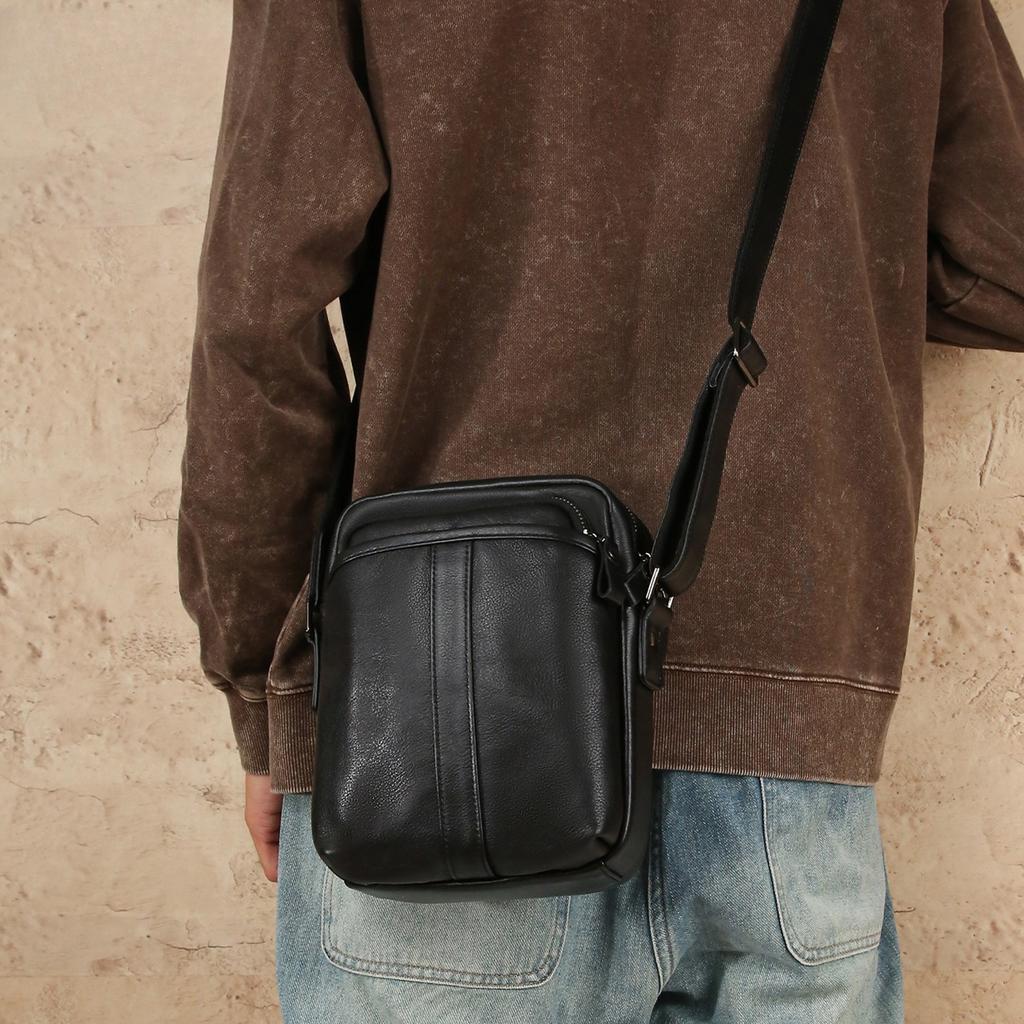 Men's Crossbody Bag, Commuter Casual Single-shoulder Bag, Business Travel Portable Men's Bag, Multi-functional Bag
