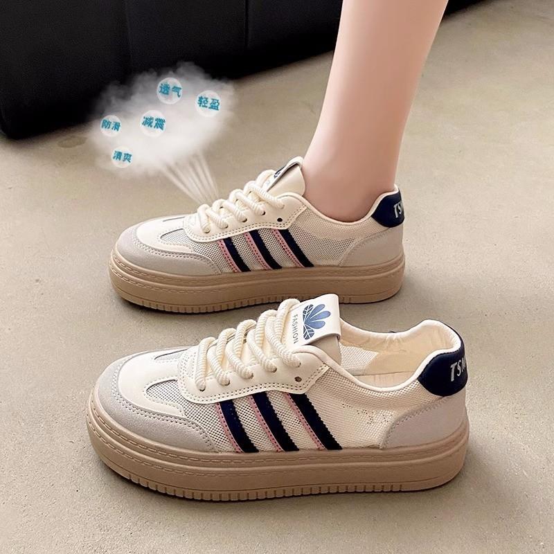 

Tide brand thick baseplate shoes women s new mesh breathable little white shoes summer casual sports shoes running shoes 40