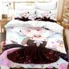 Аниме - Azur Lane 3D Комплект постельного белья Односпальный Полуторный Двуспальный Queen King Размер Комплект постельного белья для спальни взрослого ребенка Комплекты с пододеяльником Комплект простыней