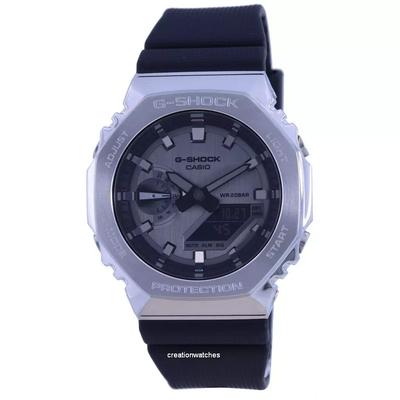 G-Shock Metal Covered Analog Digital Resin Strap GM-2100-1A GM2100-1 200M Ανδρικό Ρολόι