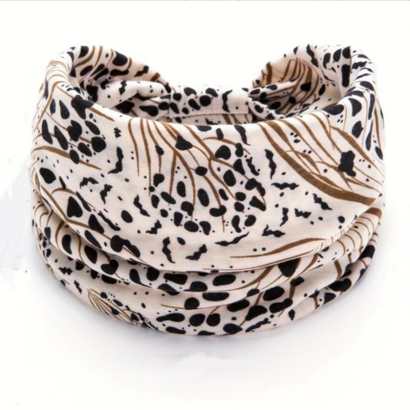 Women's  Boho Cotton Printed Headband Sports Band Striped Headband A Wide Edge Yoga Headband Soft Hair Band Headdress Bundle Women Girls Hair Band