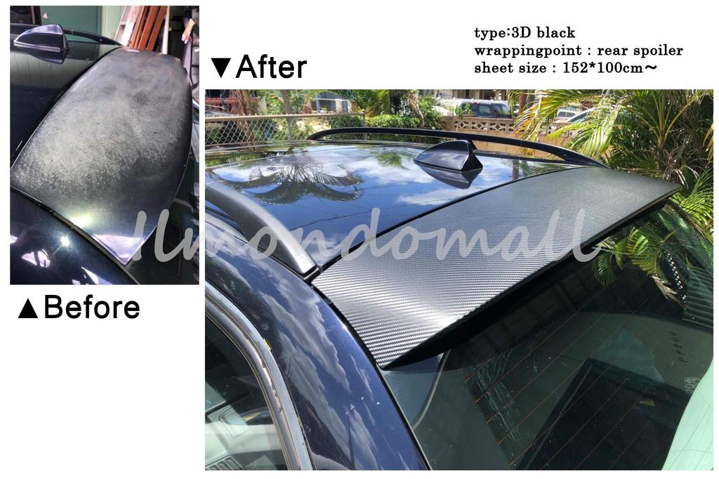 IlMondoMall Amazing 3D Carbon Fiber Fiber Universal Fit Sheet/Carbon Sticker, (200x35cm)