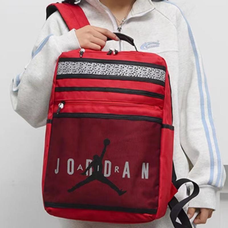 Jordan Polyester Backpack Regular Unisex Red Jordan 9A0185-R78