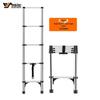 Bubuwen Stainless Steel Telescopic Straight Ladder