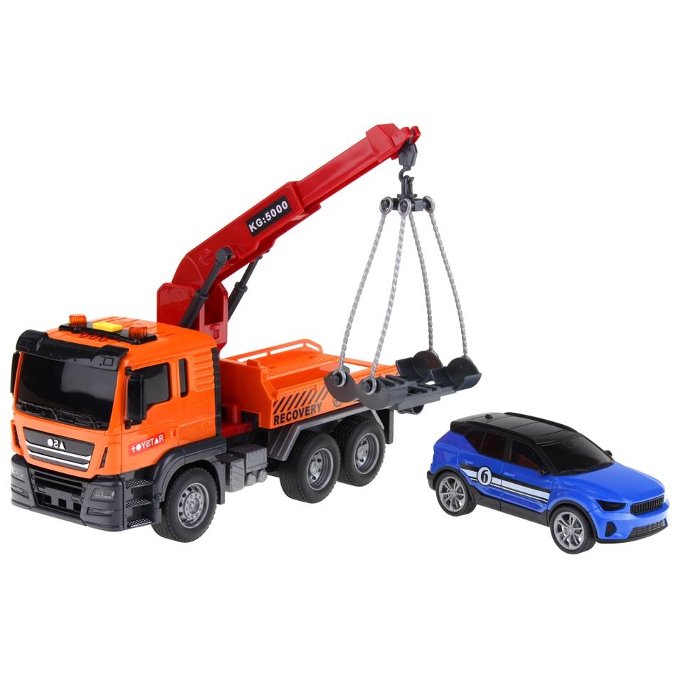 Car Truck Roadside Assistance Tow Truck with Crane Tow Truck + Car