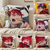 Manga GGokurakugai Pillow Case Silky Elegant Comfort Sofa Bed Invisible Zipper