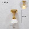 7 Styles Miniature LED Golden Light Mini Ceiling Lamp Chandelier  Doll House Accessories