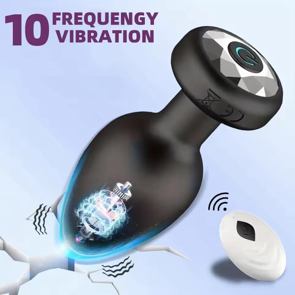 2026 Wireless APP Portable Anal Vibrator Male Butt Plug Remote Prostate Stimulator for Women Control Vagina Massager Adult Sex Toys Men Gay Waterproof