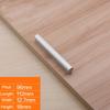 WV Round Handles Minimalist Silver Kitchen Cabinet Storage 64mm-224mm Dressers Door Knobs Drawer Door Single Hole Pulls Hareware