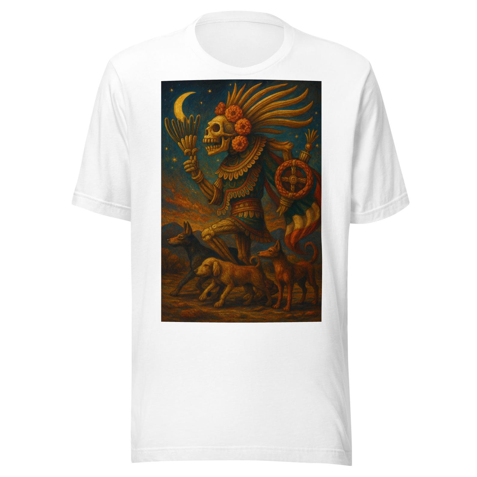 Aztec Dogs Unisex t-shirt 2XL
