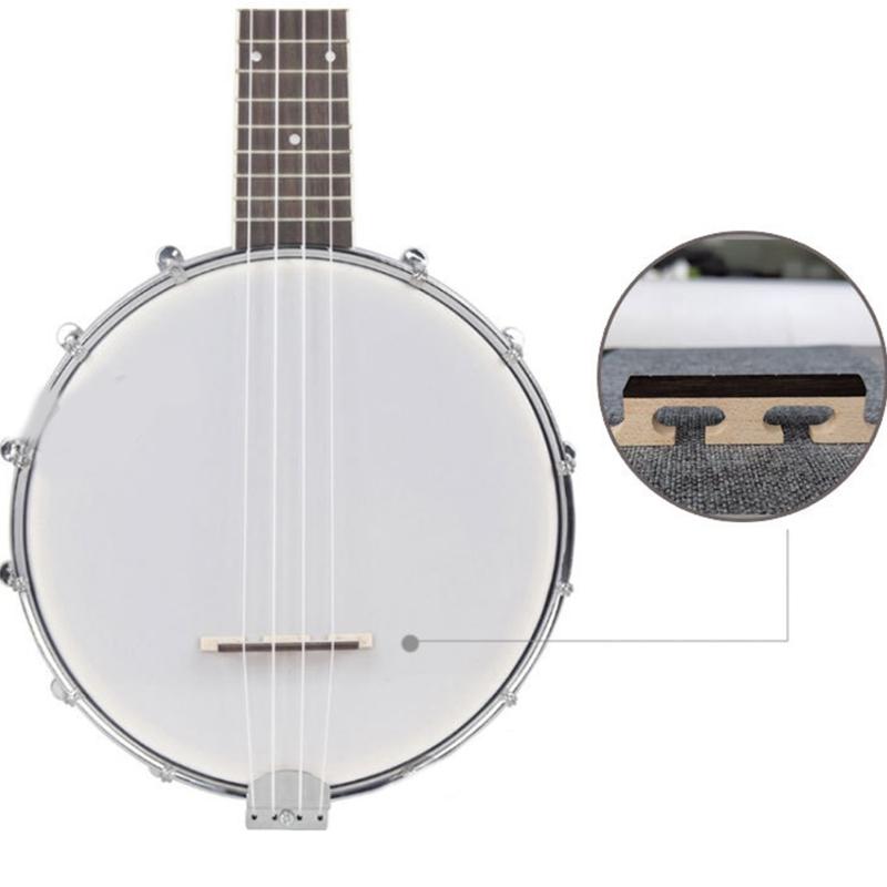 4/5/6 Strings Banjo Bridge Replacement 3 Footed Wood Standard Banjo Bridge Enhances Tone Clarity And Resonance