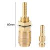 6mm Quick Water Cooled Gas Adapter Water Cooled Gas Adapter Quick Connect Fittings Hose Connector for MIG TIG Welder Torch