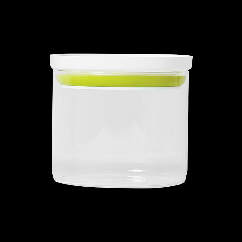 Quange Kitchen Sealed Press-Type Glass Storage Jar