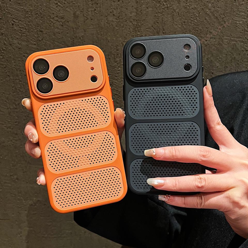 Heat Dissipation Magnetic Phone Case For For Iphone 17 12 13 14 1 16 17 Pro Max Plus Big Windows Shockproof Protector Cover