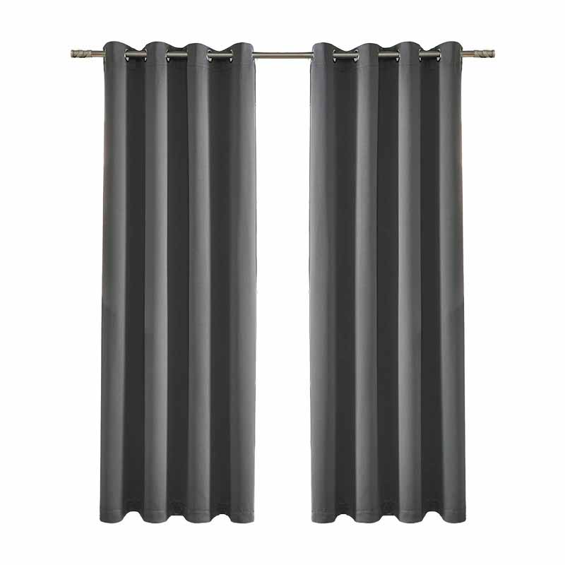 Zatemňovací závěsy s vysokou hustotou v plné barvě, termicky izolované závěsy s očky, super měkká a silná látka do ložnice/obývacího pokoje