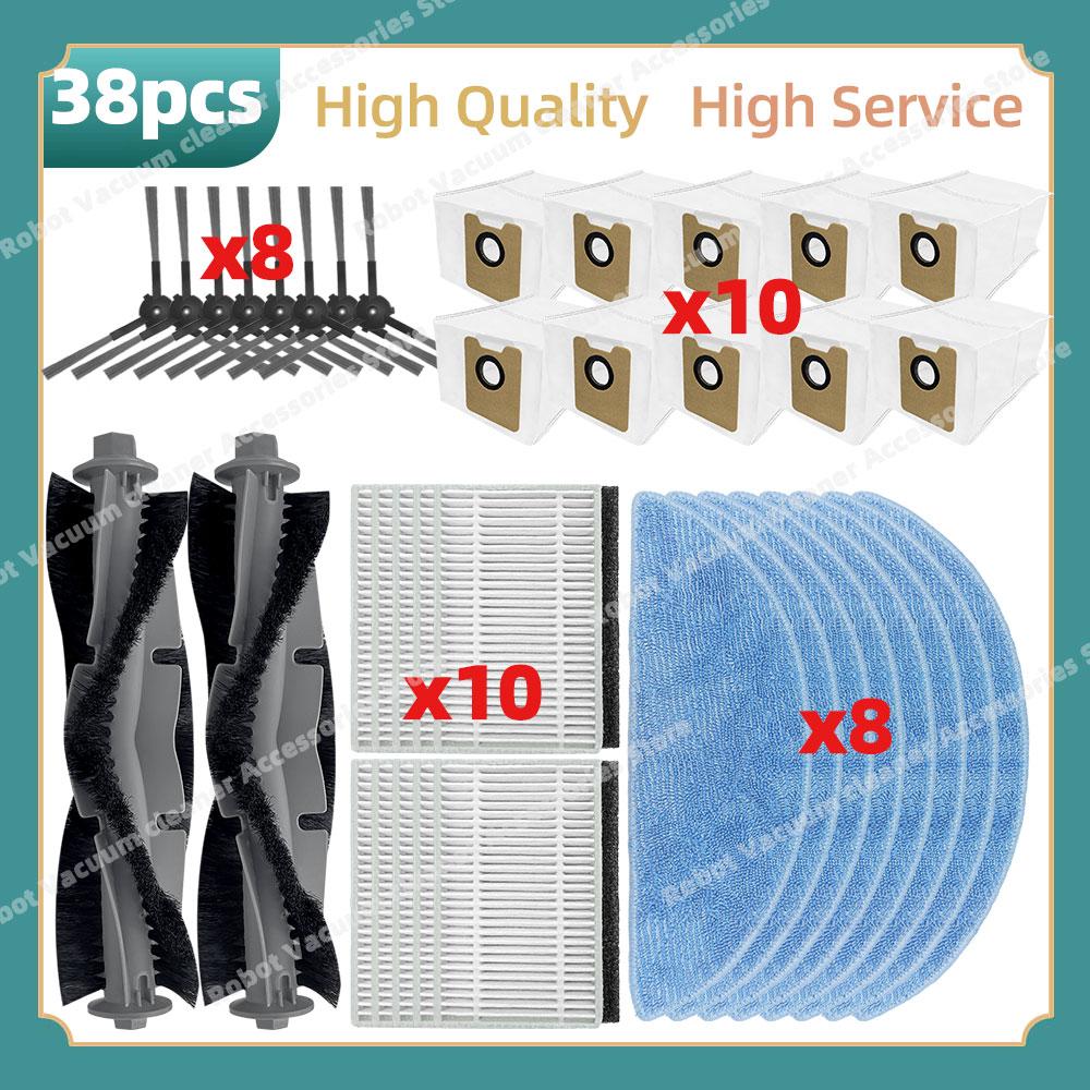 Compatible For ( ECOVACS YEEDI Y1 PLUS / Y1 PRO PLUS ) Parts Main Side Brush Hepa Filter Mop Cloth Dust Bag Accessories