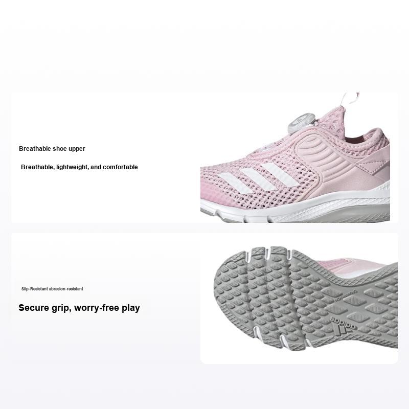 Детские кроссовки adidas ActiveFlex Boa K Clear Pink, белый, чисто-серый, GZ3362 28