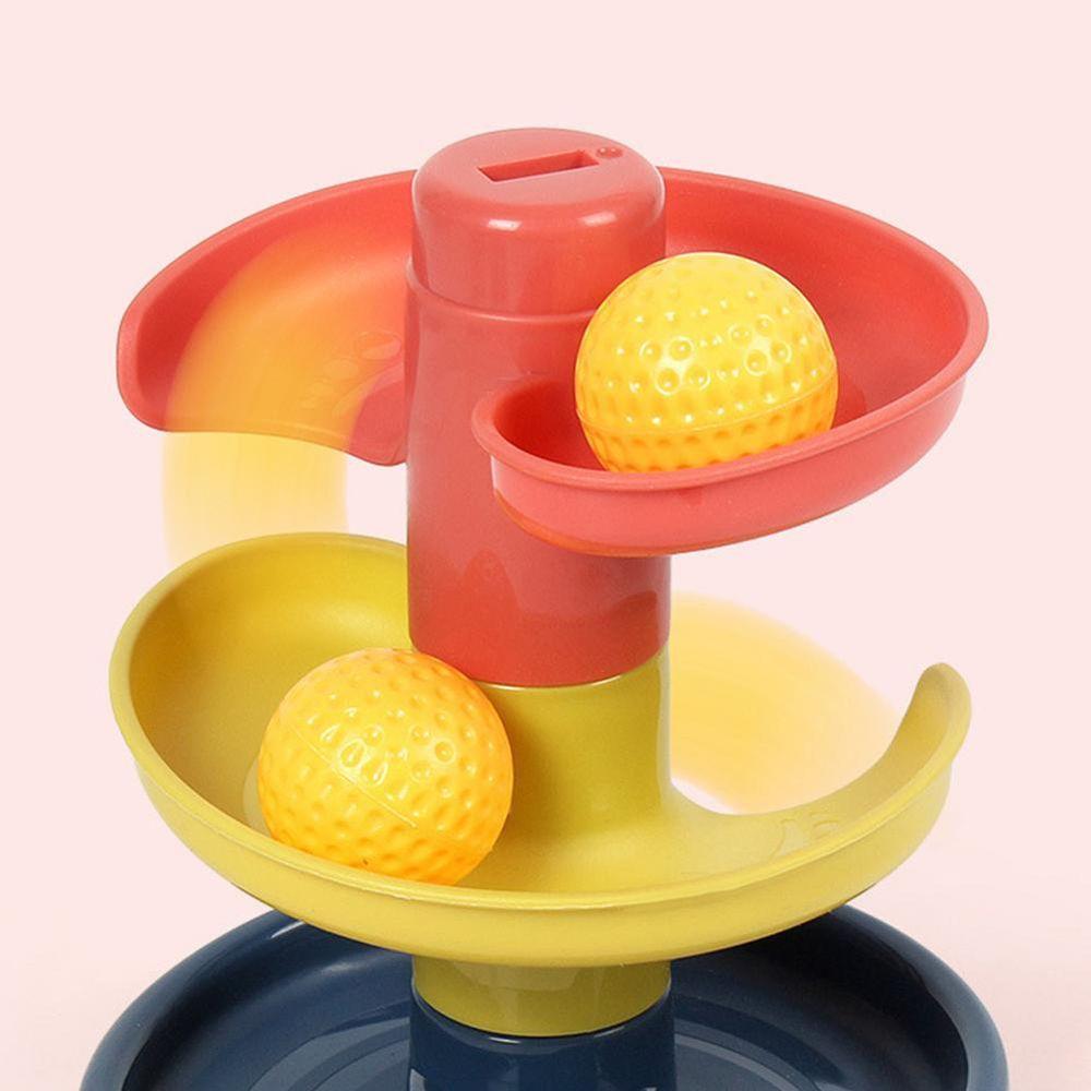 Entertainment Ball Drop Roll Swirling Tower Spin Track Toy Set Rotating Track Set Educational Toys