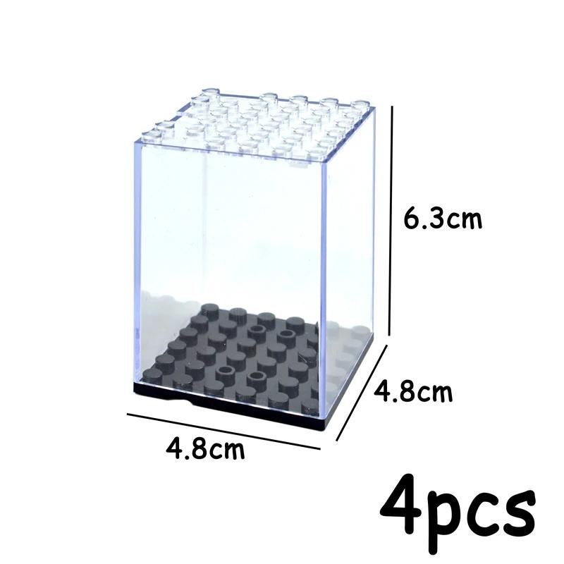 

Set 3 Steps Dustproof Display Box Building Block Display Cabinet Dustproof Acrylic Assembly Leduo Box Figure Plexiglass Showcas