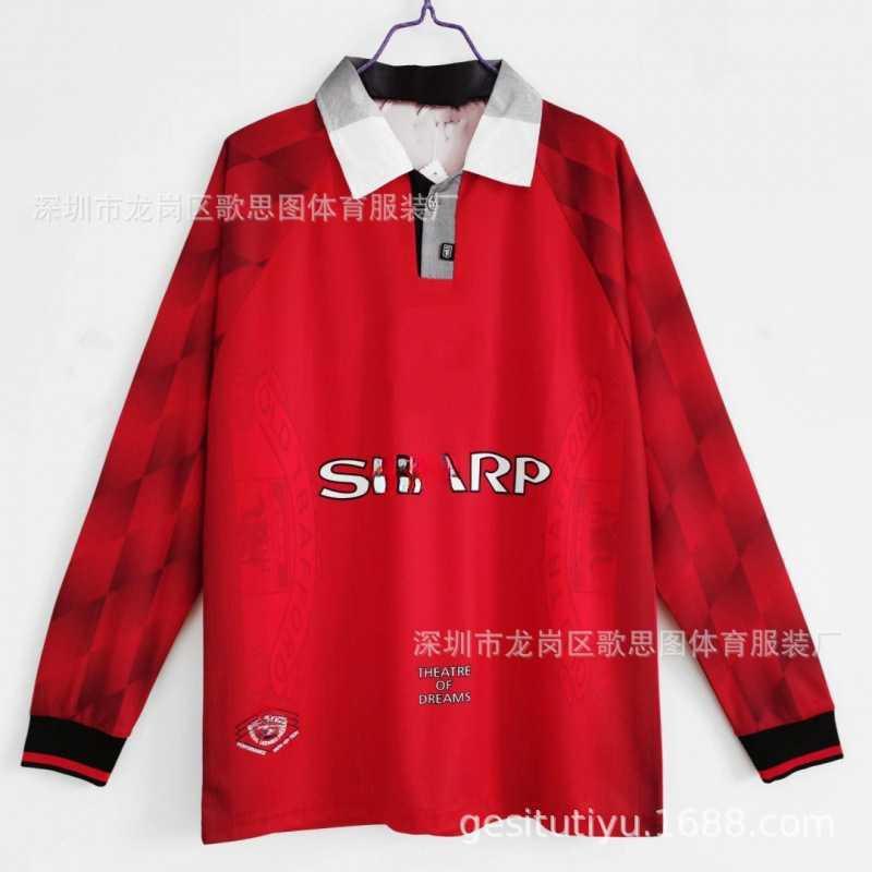 Retro Football Jersey Men Long Short Sleeve Various Season Designs Sports Training Wear