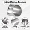 OD 35" 45 Degree Mandrel Bend Elbow SS304 Stainless Steel Bend Exhaust Tube