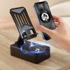 Altoparlante Bluetooth con Supporto per Telefono 5 in 1 Supporto per Cellulare Base Supporto Rotante a 360° Power Bank da 5000mAh
