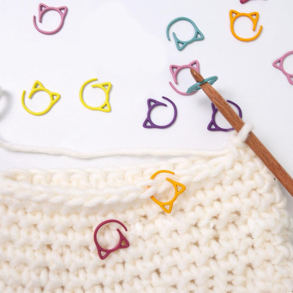 24pcs Zinc Alloy Stitch Markers Metal Crochet Markers Marker Set Knitting Stitch Markers  Sewing