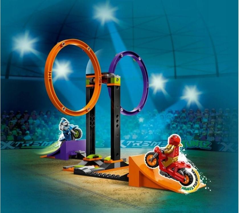 Lego City 60360 Wyzwanie Kaskaderskie- Obracające