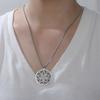  Wicca Pentagram Chakra Necklace for Women Men Hecate Wheel Amulet Pendant Necklaces Spiritual Pagan Jewelry Gift
