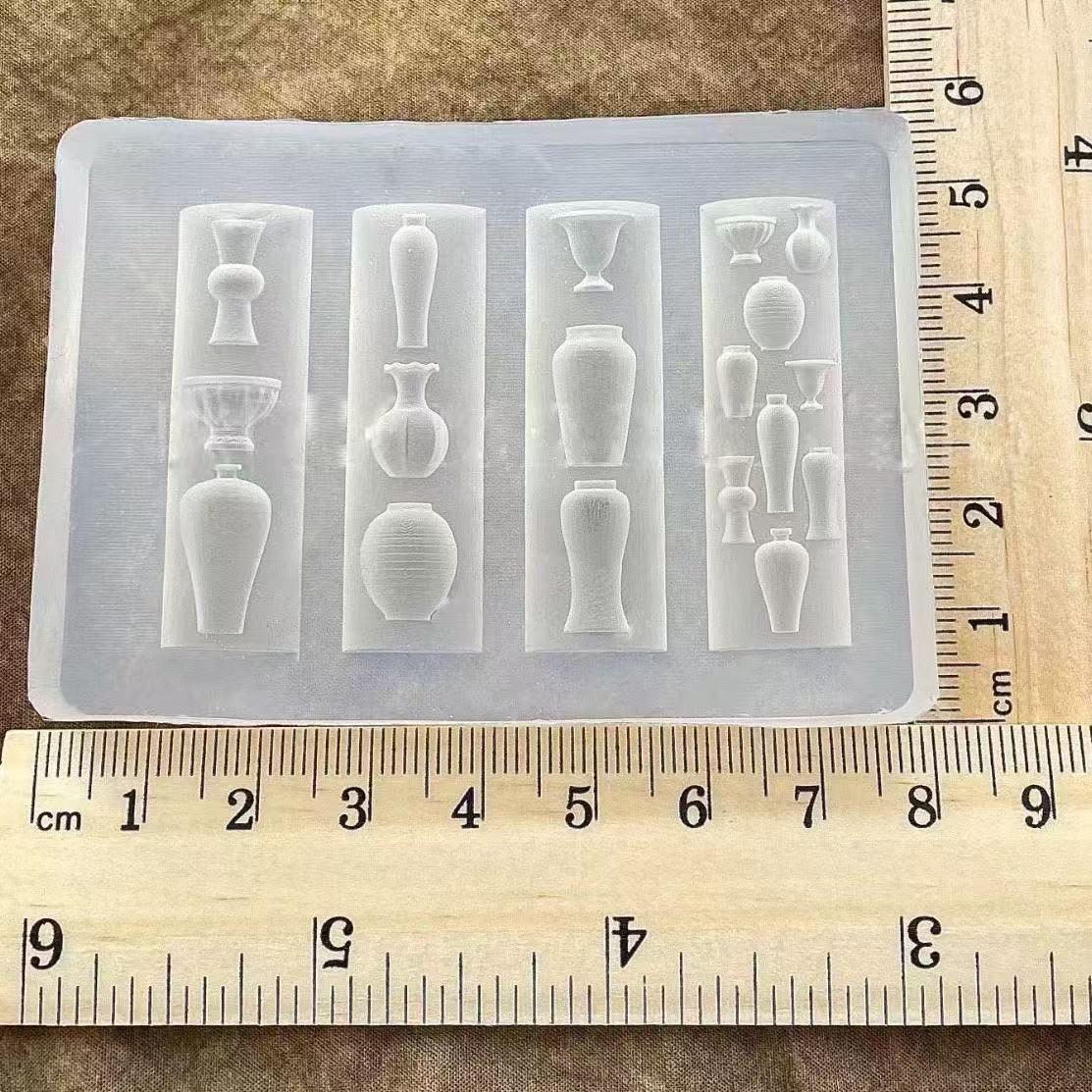 

Винтажная Фарфоровая Ваза Силиконовая Форма для 3D-Дизайна Ногтей