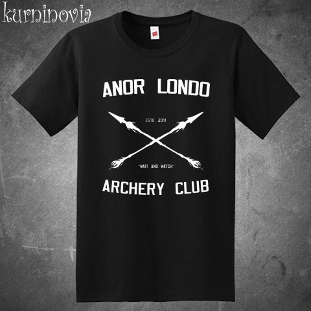 Anor Londo Archery Club Men s Black Size S to 5XL L