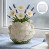 3D Flower Petal Silicone Molds For Resin Casting Making Candle Holder Pencil Cup Conrete Flowerpots Home Decoration