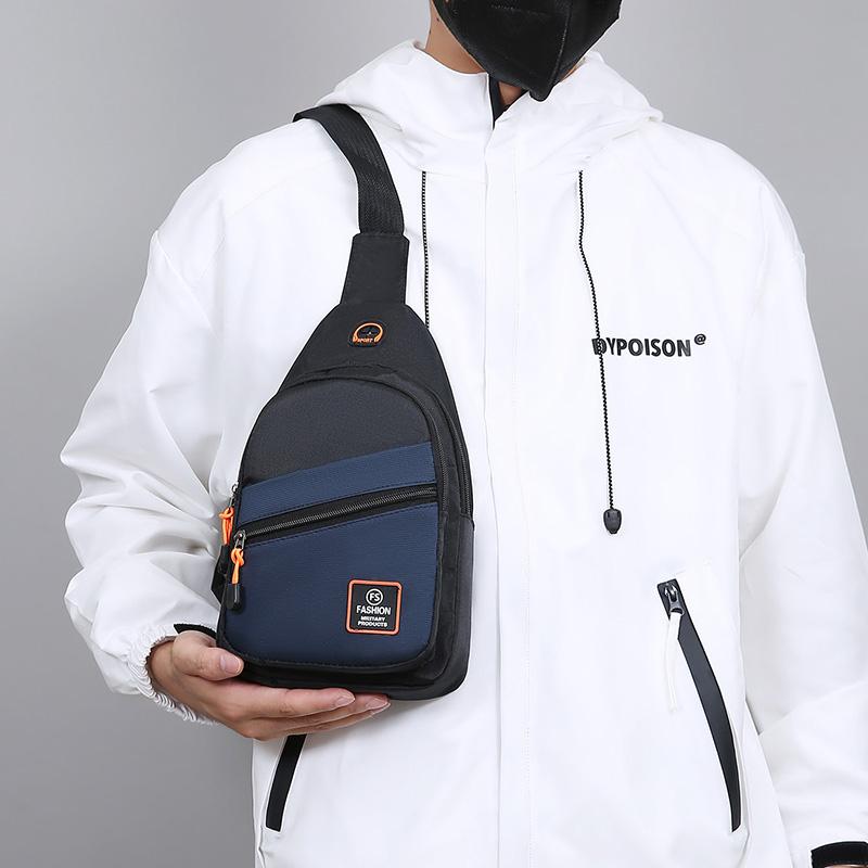 Chest Bag Crossbody Small Sling Backpack Sling Bag for Men, Chest Bag Daypack Crossbody for Travel Sport Crossbody Backpack