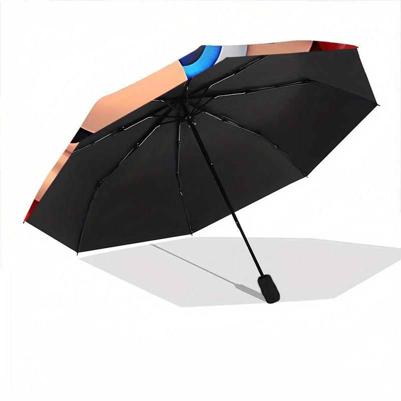 1pc Mario Game Windproof Automatic Cute Windproof Umbrella, Lightweight for Women/Men, Perfect Christmas Gift 0811203