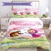 Masha Bear Customize Your Name Bedding Set Breathable Duvet Cover with Pillowcases Home Decoration Birthday Gift