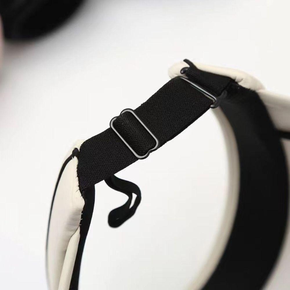 Korean Style Cartoon Sunshade Hat Anti-UV Sun Hat Children's Visor Hat Soft Bear Empty Top Hat Kid