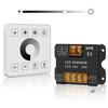 High Power 30A LED Strip Light RF Touch Panel RGB Controller (12V-24V)