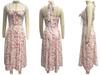 2025 European & American Style Summer Slim Spaghetti Strap Printed Halter Lace Dress