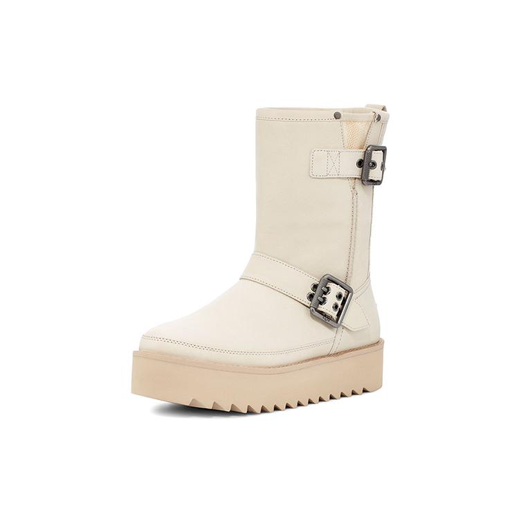UGG Classic Rebel Biker Short Boot 'Bone' Women's 1106913-BONE