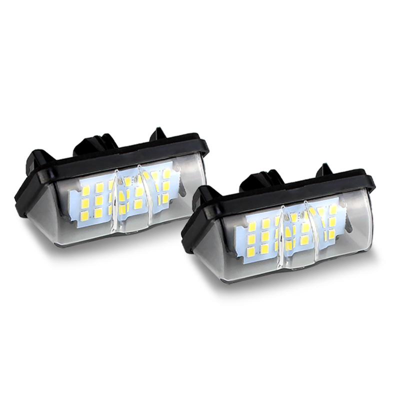 

2PCS OEM 81270-33110 Bright White LED License Plate Light For Toyota Rav4 Prius XW50 ZVW35 ZVW50/51/55 Alphard AGH30/35 GGH30/35