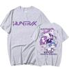 Funny K-Pop Demon Hunters Mira Rumi Zoey Print T-Shirt Women Men Loose Short Sleeve Round Neck Top Female Casual Shirt Tees