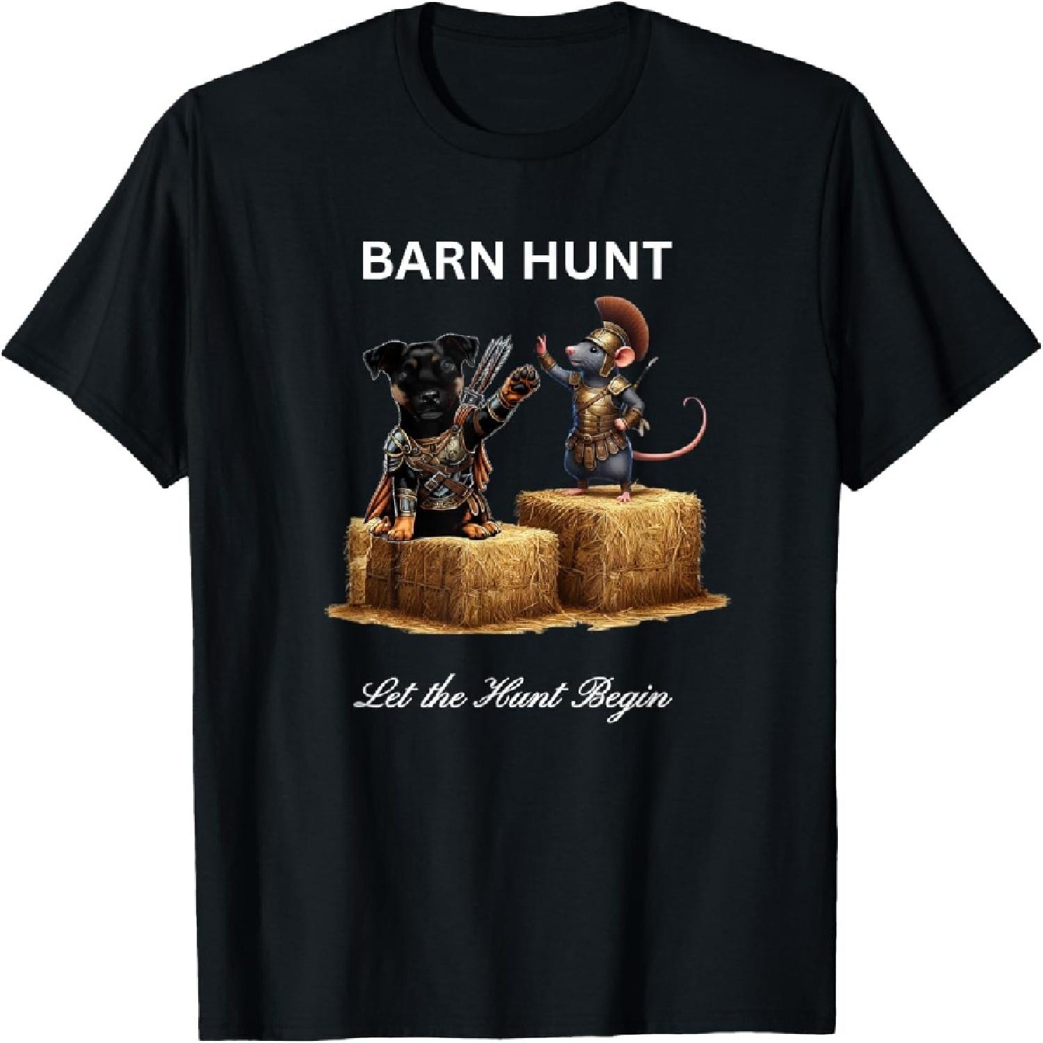 Любитель Barn Hunt - милый воин Крыса и Джек-рассел-терьер Футболка S