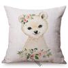 Nordic Animals Koala Duckling Bunny Pillow Case Cute Birthday Gift Kid'S Room Sofa Decoration Car Linen Cushion Cover Cojines