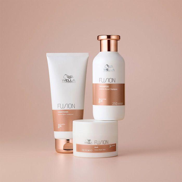 Wella Fusion - Intense Repair Conditioner Nourrit Et Répare Les Cheveux Abîmés 1 Litre Après Shampoing