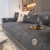 Alphabet Light Luxury Sofa Cushion, Universal Seat Cushion For All Seasons, Non-Slip Leather Sofa Cover, New Modern High-End Cover Towel