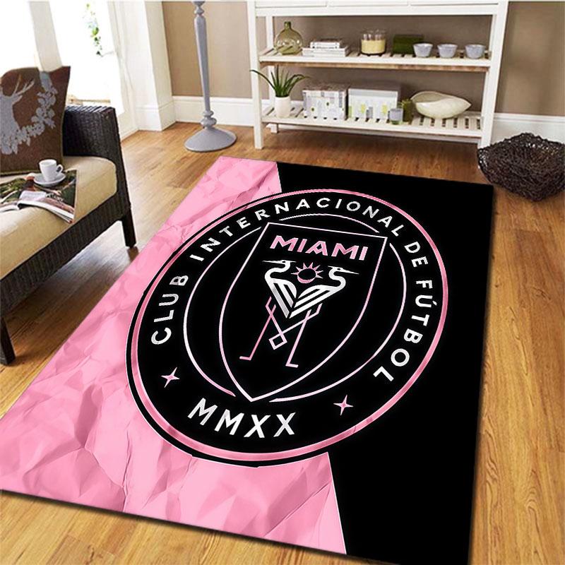 Inter Miami CF Carpet Rug for Living Room Bedroom Home Sofa Decoration,Kids play Non-slip Floor Mat