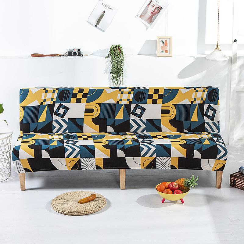 All-Inclusive Sofa Matrasovertrek Zonder Armleuning Elastisch Opvouwbaar Slaapbankovertrek Matrasovertrek Hoes Hoeslaken Slaapbank Sprei