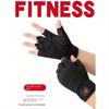A Pair of Outdoor Sports Fitness Half-Finger Gloves Spring Play Cycling Mountaineering Handguard Non-Slip Men's Gloves