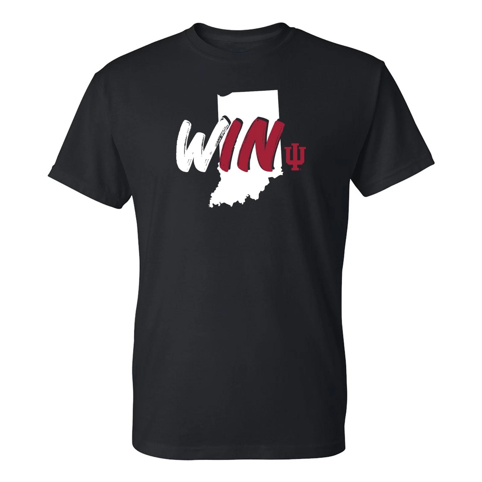 WINdiana Brush State Block T-Shirt - Black 4XL