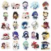 50 Cute Genshin Impact Graffiti Stickers for Game Decoration - Perfect for Water Cups, Mobile Phones & Computers